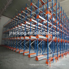 Powder painting storage rackJracking economical high density heavy duy metal radio shuttle pallet racks